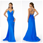 Scuba royal blue dress